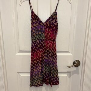Colorful ombré dress